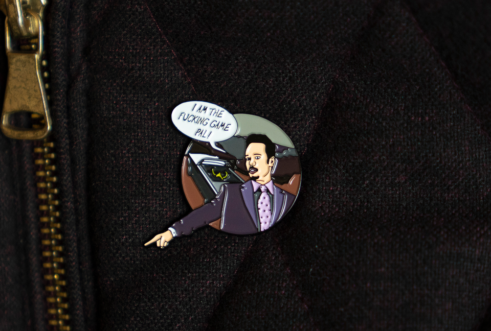 I Am the Fkn Game Pal / Johnny Drama - Limited Edition Pin